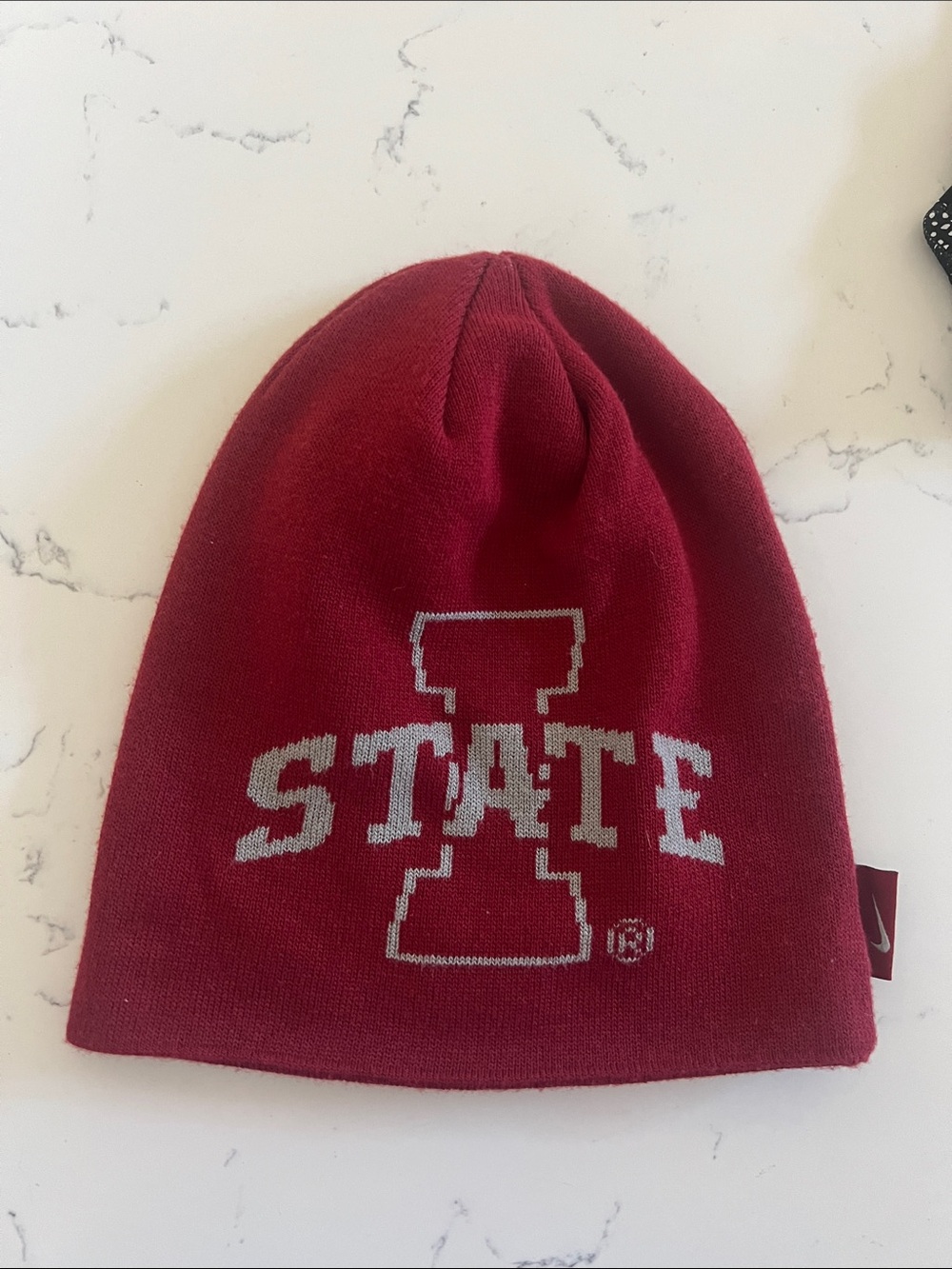 Iowa State Nike Red Knit Beanie